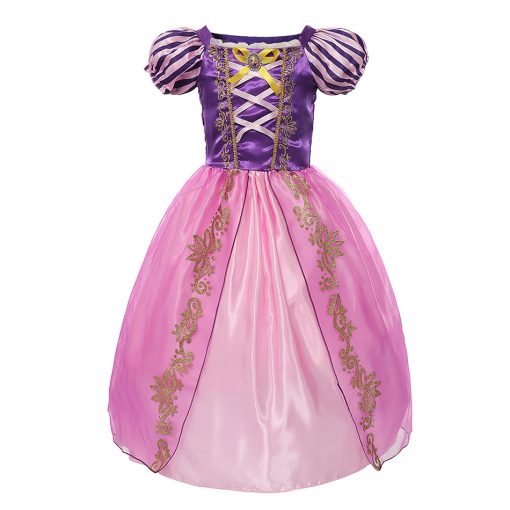 Rapunzel costume girl dress