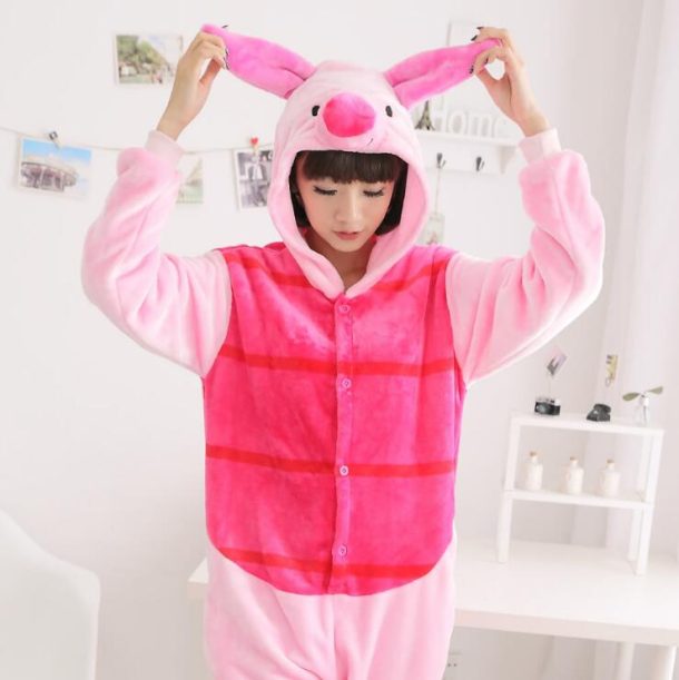 Gentle Pink Pig Onesie – Mens and Womens Onesie