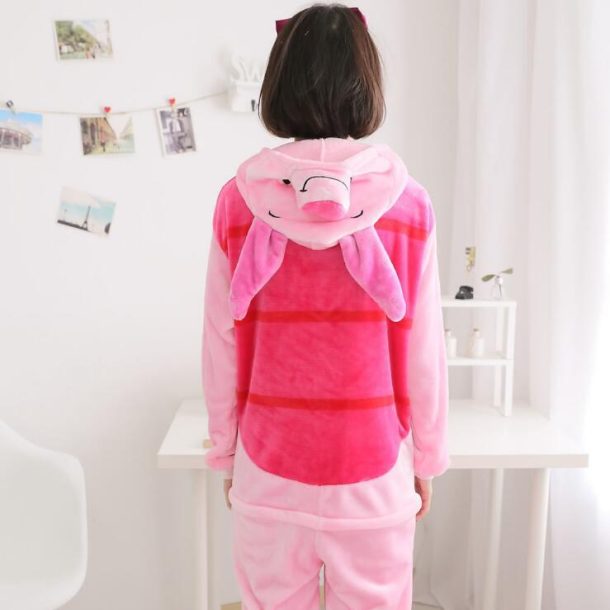 Gentle Pink Pig Onesie – Mens and Womens Onesie - Image 2