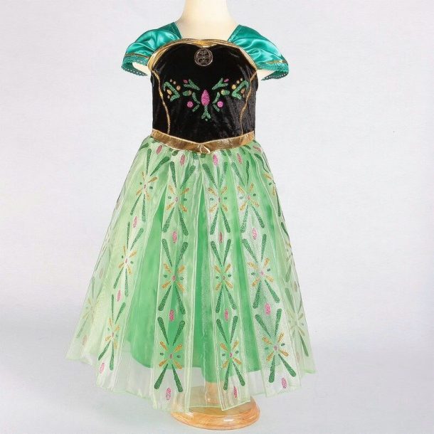 Kids Green Princess Dress