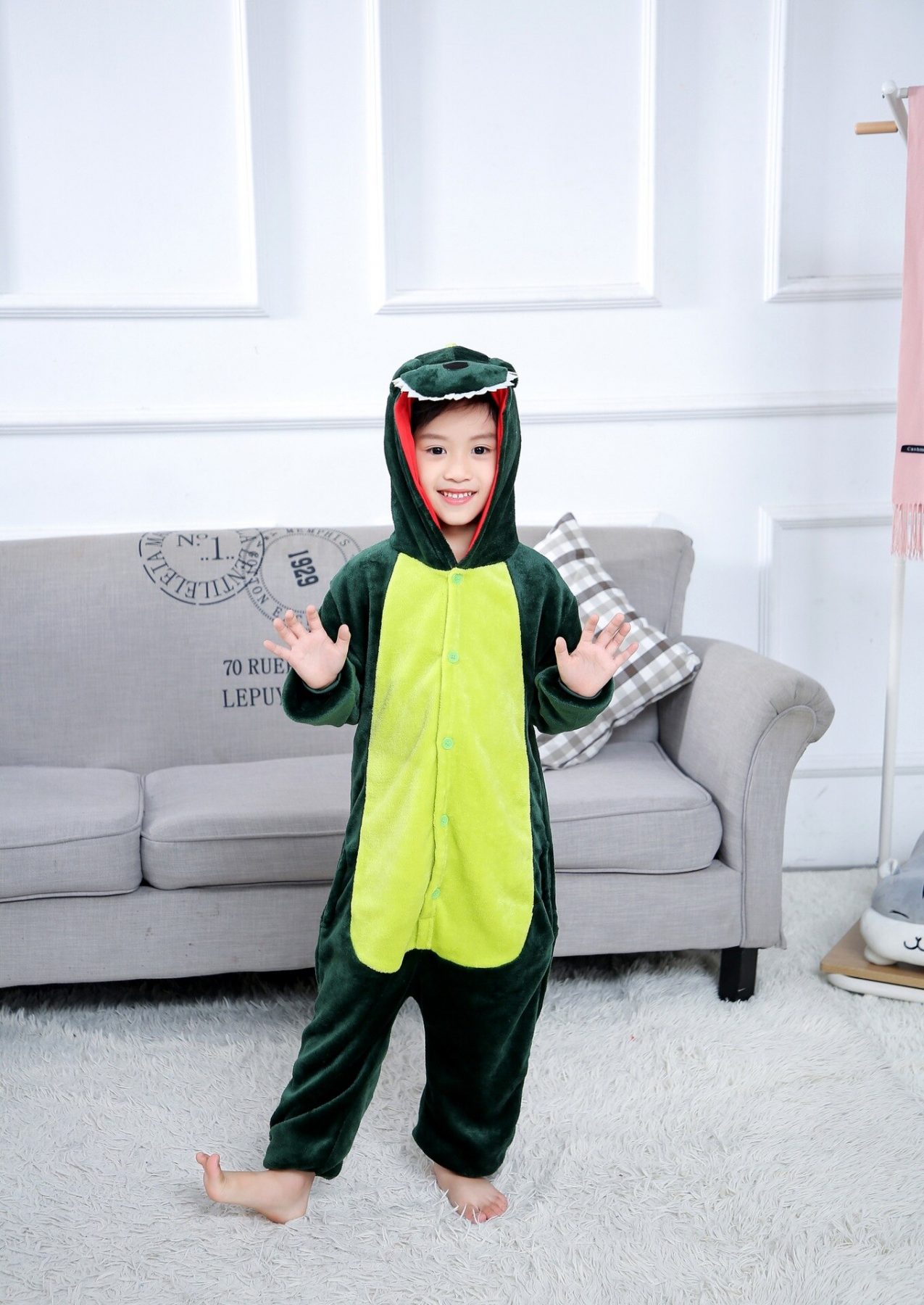 Dinosaur Kids Onesie Onesie Love Unisex Adult and Kids Animal Onesies