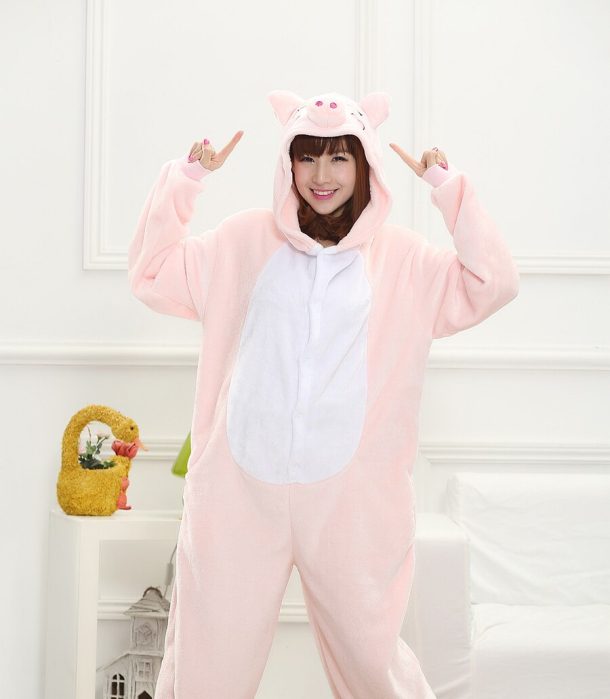 Pink Pig Mens and Womens Onesie