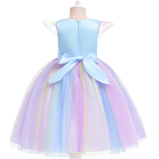 Blue unicorn dress