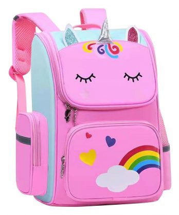 Kids Unicorn Backpack pink