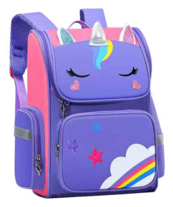purple kids unicorn back pack