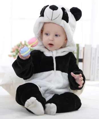 baby panda onesie