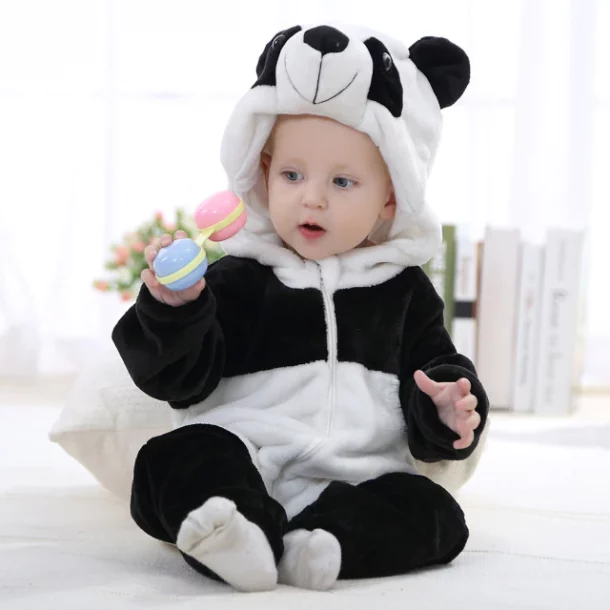 baby panda onesie