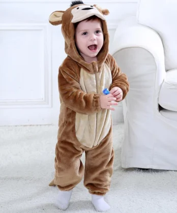 Monkey baby onesie