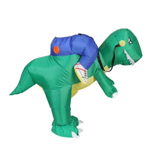 Inflatable Dinosaur Costume Adult Suit Blow Up Party Fancy Dress Halloween Cosplay - Image 4